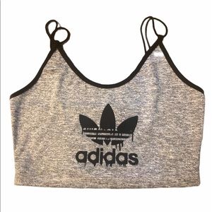 Adidas cropped tank top